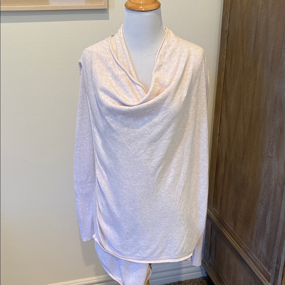 All Saints Soft Cream Knit Top